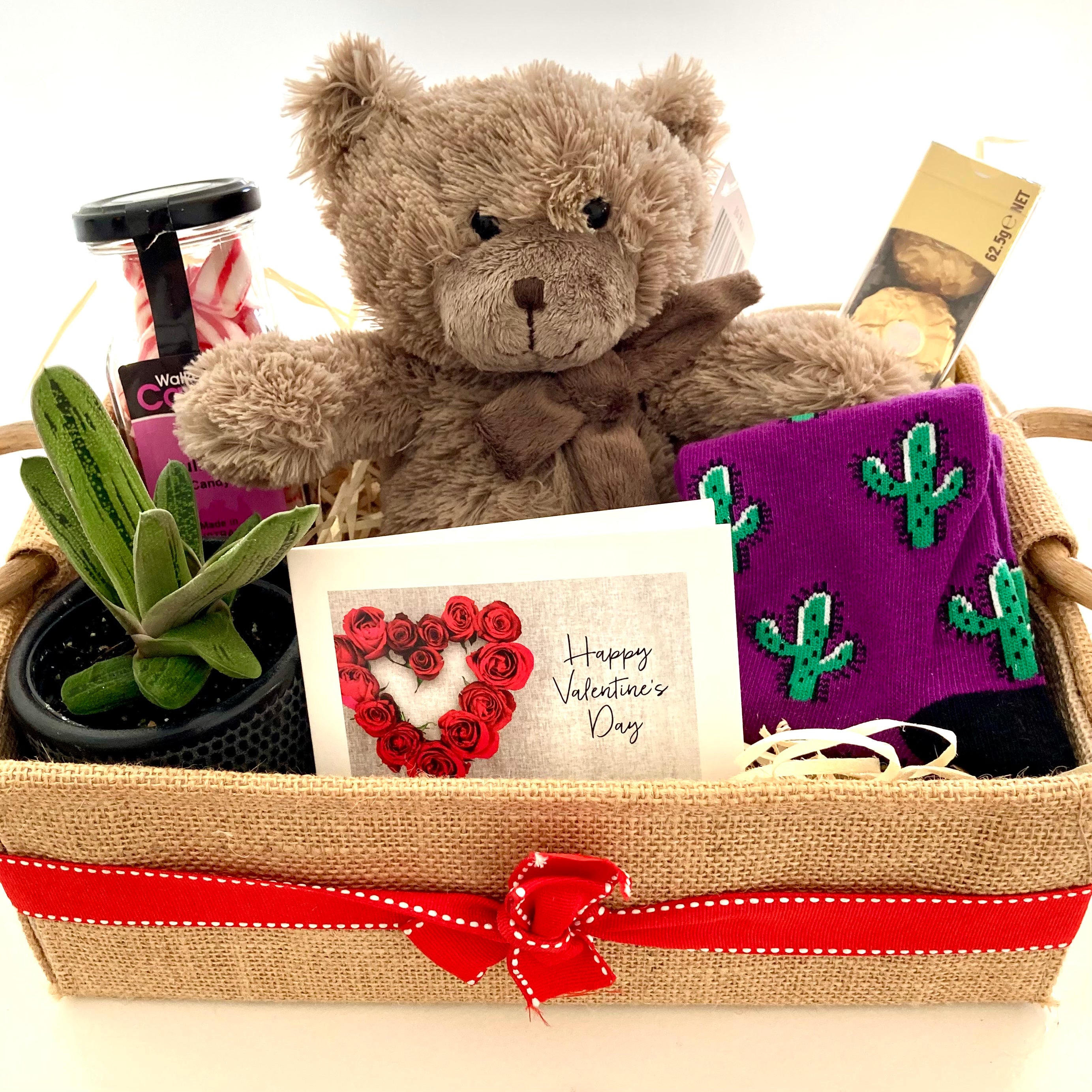 Order Valentine Gift Hampers Online | Send Valentines Day Gifts Hamper |  FlowerAura
